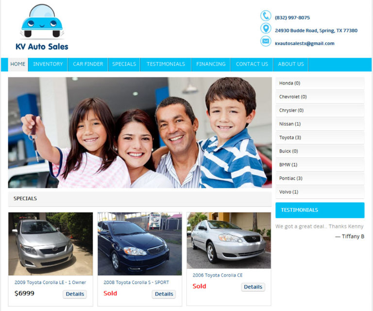 KV Auto Sales Ifox Solutions